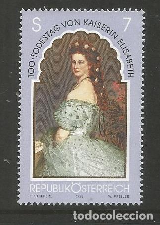 Sellos: AUSTRIA 1998 EMPERATRIZ SISI - Foto 1