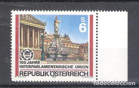 Sellos: AUSTRIA  n&ordm; 1793** Centenario de la Uni&oacute;n interparlamentaria.Completa - Foto 1