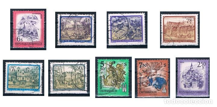 Sellos: 9 SERIES USADAS DE SELLOS DE AUSTRIA - Foto 1
