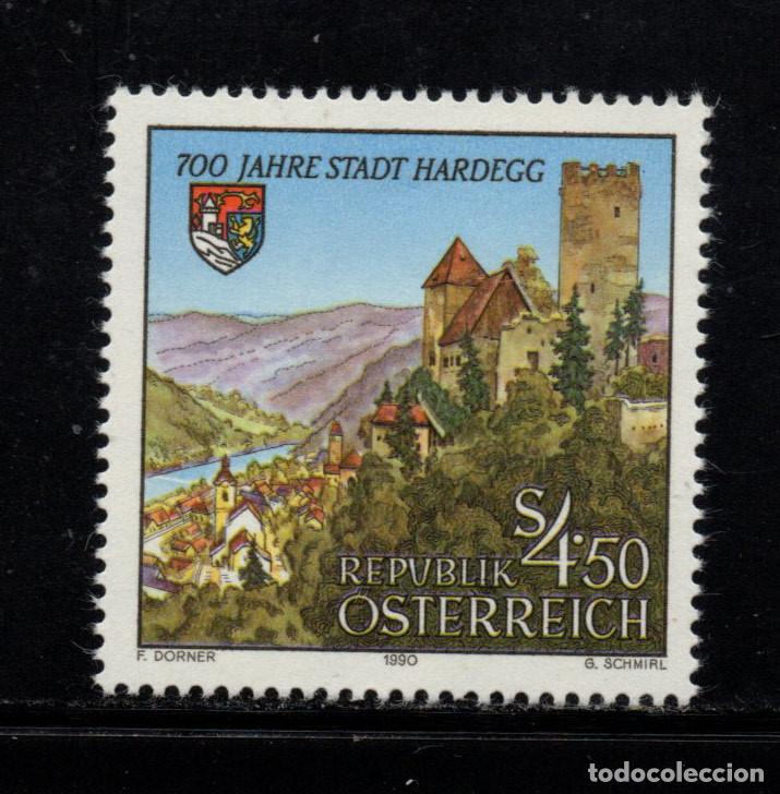 Sellos: AUSTRIA 1824** - A&Ntilde;O 1990 - 7&ordm; CENTENARIO DE HARDEGG - Foto 1