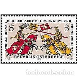 Sellos: 1978 Austria, 1617 - Batalla. - Foto 1