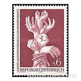 Sellos: 1978 Austria, 1632 - Derechos humanos. - Foto 1