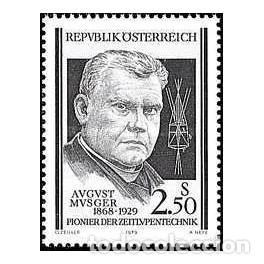 Sellos: 1979 Austria, 1665 - August Musger. - Foto 1
