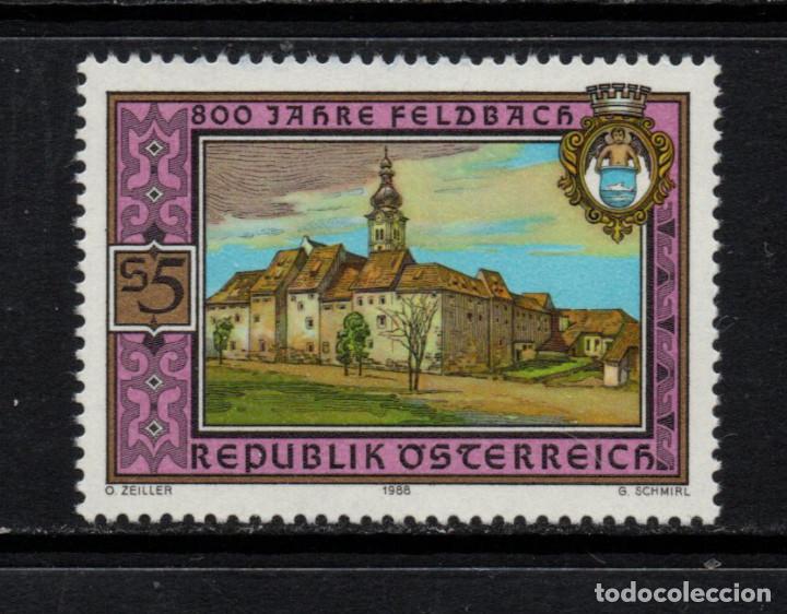 Sellos: AUSTRIA 1763** - A&Ntilde;O 1988 - 8&ordm; CENTENARIO DE FELDBACH - Foto 1