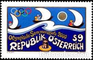 Sellos: AUSTRIA 2000 - JJOO DE SYDNEY - YVERT 2160** - Foto 1