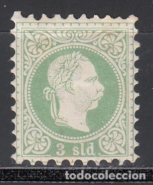 Sellos: AUSTRIA, 1867-80 YVERT N&ordm; 33 A, /*/ - Foto 1