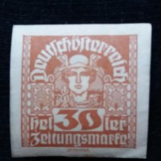 Sellos: AUSTRIA ALEMAN, DEUTSCH OSTERREICH, 30 HELLER, AÑO 1919. NUEVO.. Lote 165531390