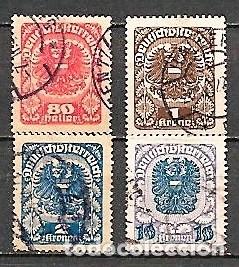 Sellos: Austria,1920-21,serie general,usados - Foto 1