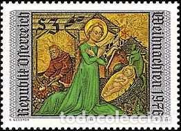 Sellos: AUSTRIA 1976 - NAVIDAD - YVERT N&ordm; 1363** - Foto 1