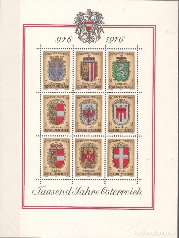 Sellos: AUSTRIA,1976,NUEVOS,GOMA ORIGINAL,SIN FIJASELLOS,CAT.YT.BF 9.
