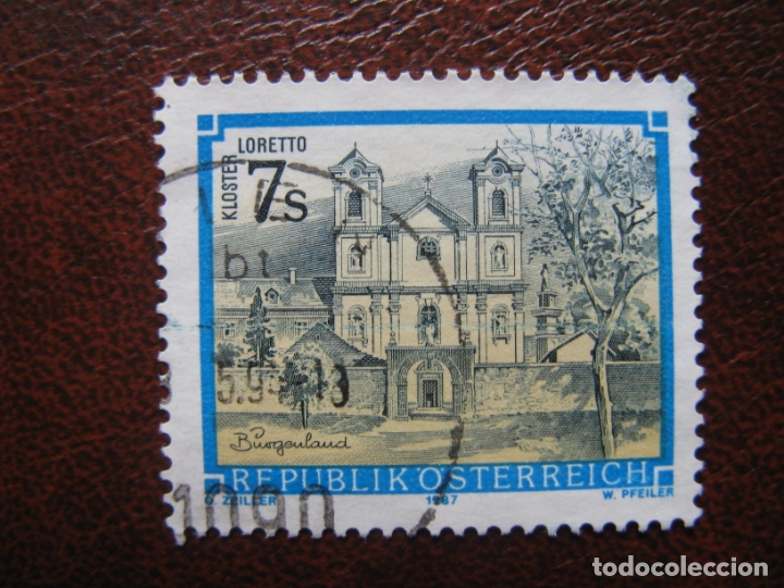 Sellos: austria, 1987 kloster loretto - Foto 1