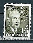 Stamps: Austria,1960,Adolf Scharf,yvert 926,nuevo con huella de charnela