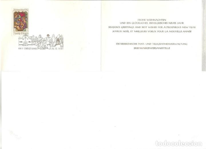 Sellos: LOTE 5 TARJETAS CON VALORES AUSTRIA - Foto 5