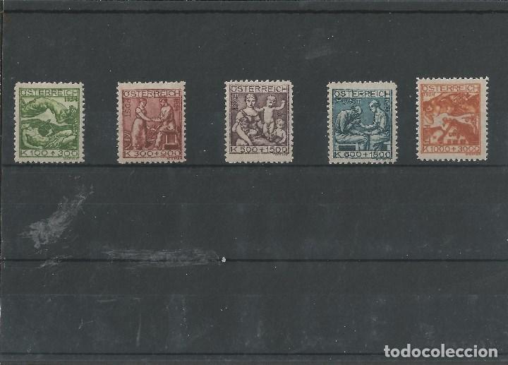 Sellos: Austria 1924 - Yvert 326/30 MNH ** - Foto 1
