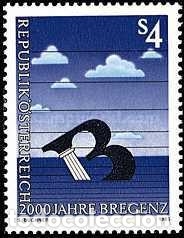 Sellos: AUSTRIA 1985 - BIMILENARIO DE LA VILLA DE BREGENZ - YVERT N&ordm; 1634** - Foto 1