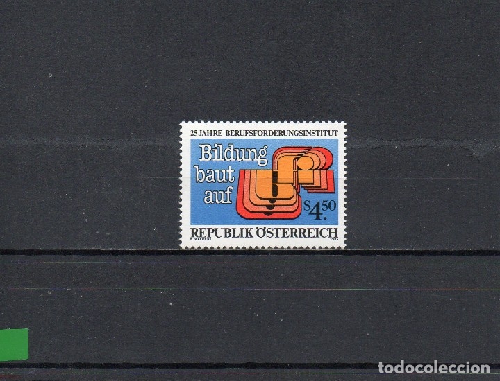 Sellos: AUSTRIA 1985, YVERT 1633, MNH-SC - Foto 1