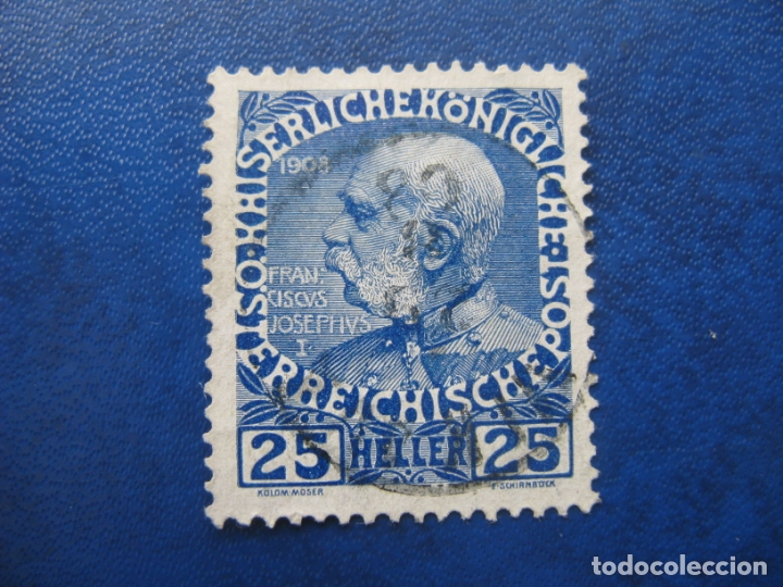 Sellos: -austria 1908, Yvert 109 - Foto 1