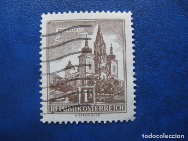 Selos: -austria 1957, cent.basilica de mariazell, Yvert 868