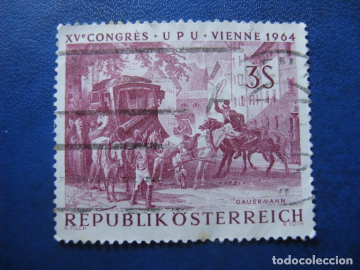 Briefmarken: -austria 1964, 15 congreso U.P.U., Yvert 998