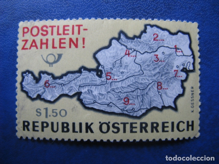 Sellos: -austria 1966, codigos postales, Yvert 1036 - Foto 1