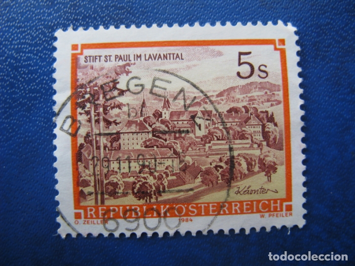 Sellos: -austria 1984, sello usado - Foto 1