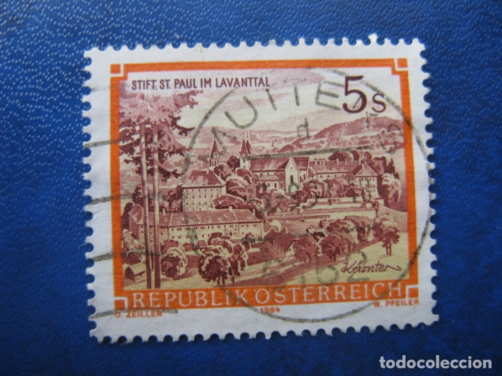 Sellos: -austria 1984, sello usado - Foto 1