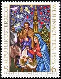 Sellos: AUSTRIA 1996 NAVIDAD YVERT 2035** - Foto 1