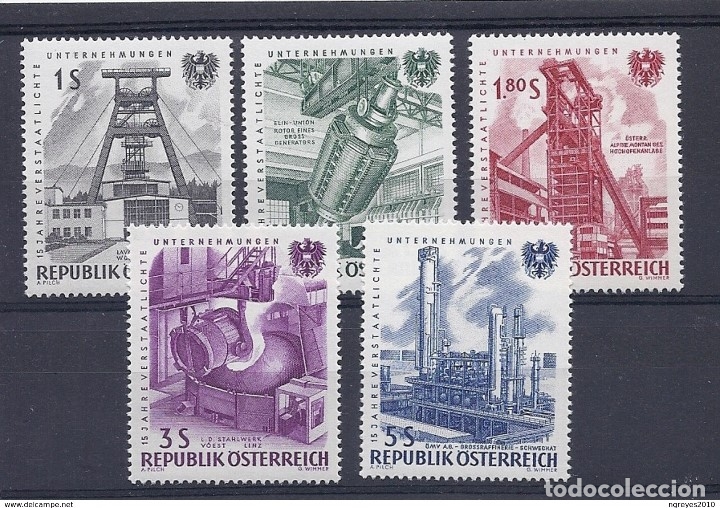Sellos: SELLOS** DE AUSTRIA, YT 932/ 36 - Foto 1