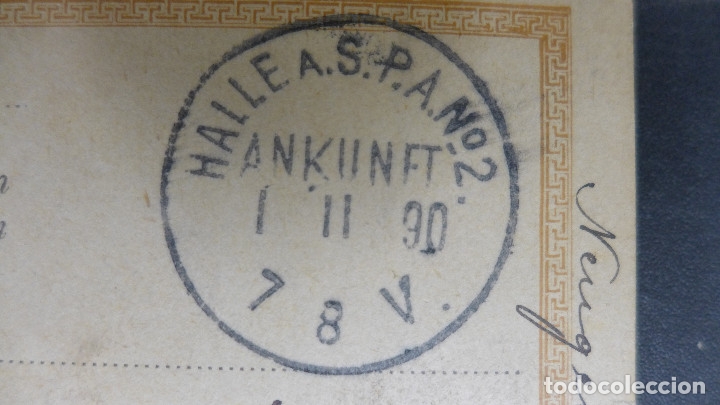 Sellos: ENTERO POSTAL DE AUSTRIA CIRCULADA A&Ntilde;O 1890 - Foto 2
