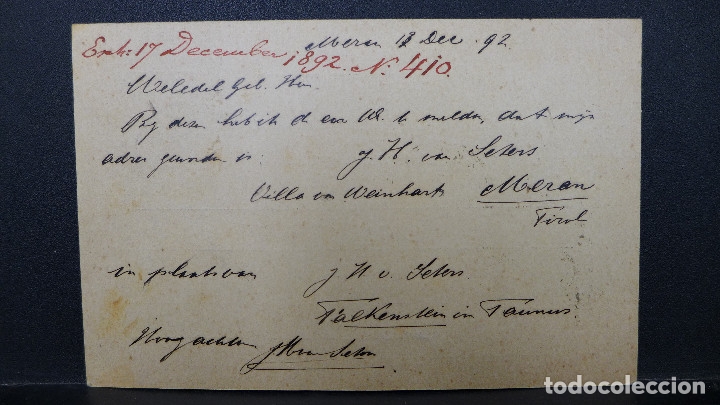 Sellos: ENTERO POSTAL DE AUSTRIA CIRCULADO A&Ntilde;O 1892 - Foto 5