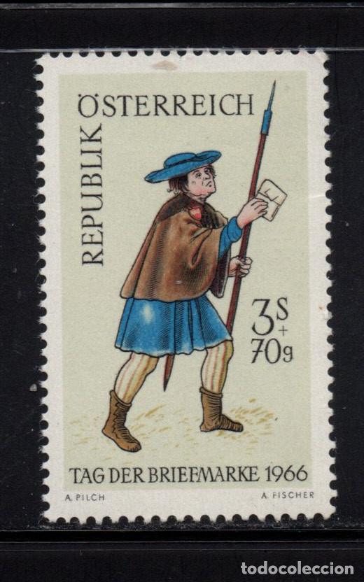 Sellos: AUSTRIA 1064** - A&Ntilde;O 1966 - DIA DEL SELLO - Foto 1