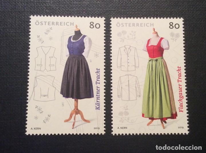 Sellos: AUSTRIA A&Ntilde;O 2019. TRAJES REGIONALES - Foto 1
