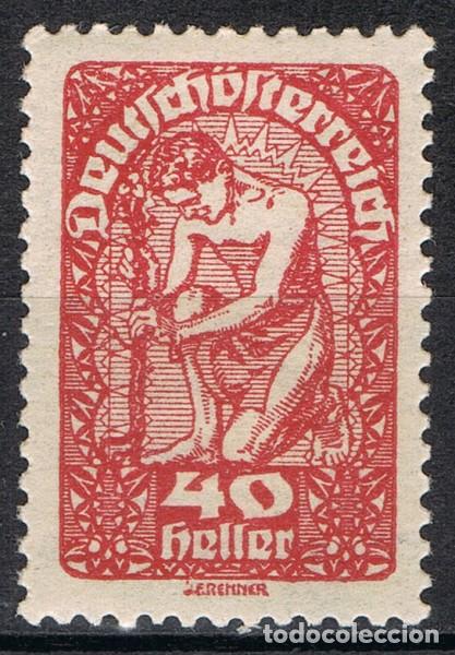 Sellos: [CF2808] Austria 1920, Alegor&iacute;a, 40H (MNH) - Foto 1