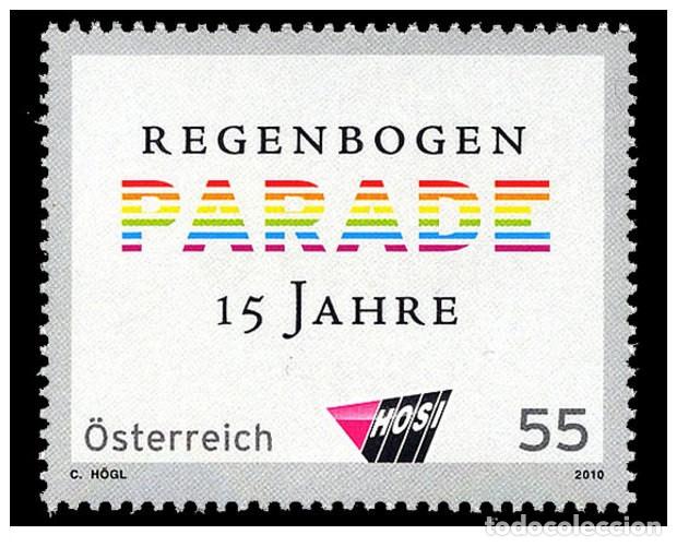Sellos: Austria 2010 - Rainbow Parade mnh - Foto 1