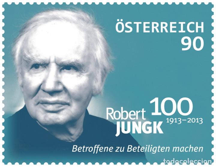 Sellos: Austria 2013 - Robert Jungk mnh - Foto 1