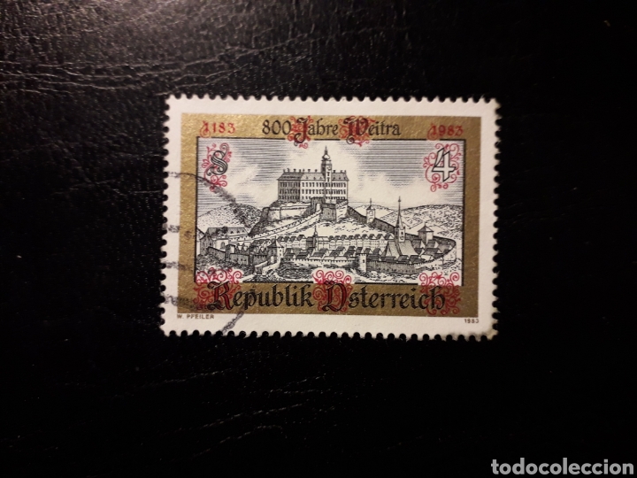 Sellos: AUSTRIA YVERT 1569 SERIE COMPLETA USADA. CIUDAD DE WEITRA. - Foto 1