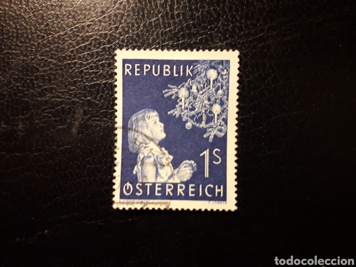 Sellos: AUSTRIA YVERT 842 SERIE COMPLETA USADA. NAVIDAD 1954. - Foto 1