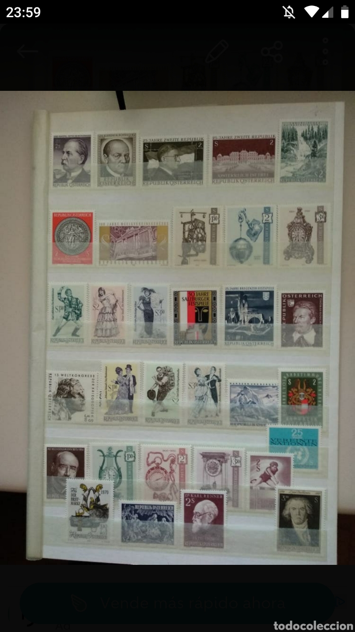 Sellos: SELLOS DE AUSTRIA 1970 COMPLETO - Foto 1