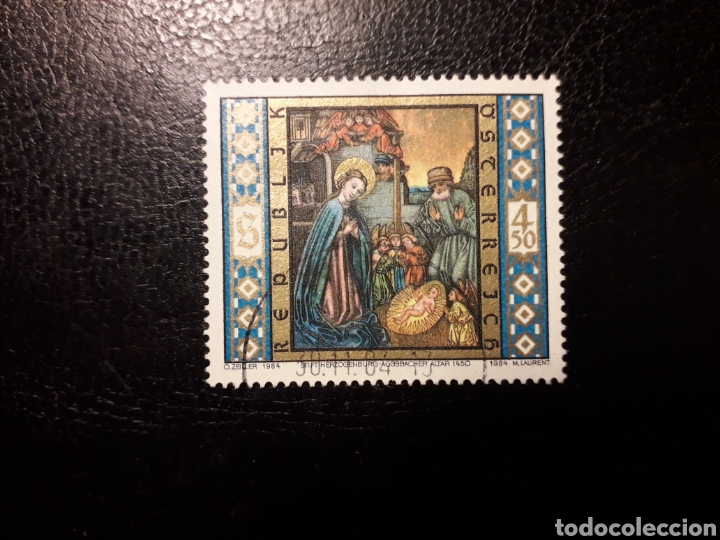 Sellos: AUSTRIA. YVERT 1626 SERIE COMPLETA USADA. NAVIDAD. - Foto 1
