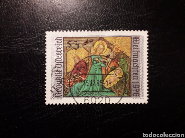 Sellos: AUSTRIA. YVERT 1363 SERIE COMPLETA USADA. NAVIDAD. - Foto 1