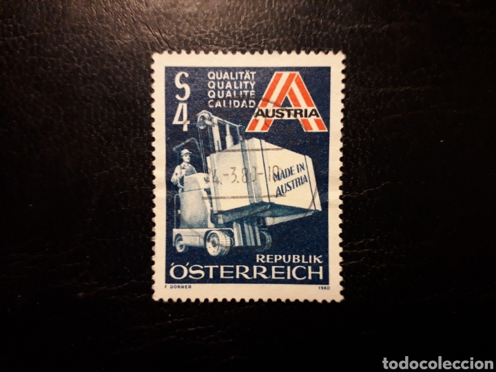 Sellos: AUSTRIA. YVERT 1461 SERIE COMPLETA USADA. EXPORTACI&Oacute;N. - Foto 1