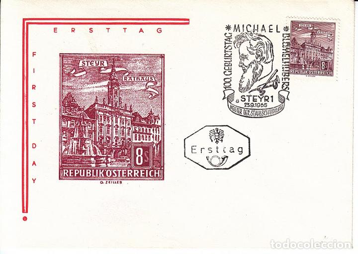 Sellos: Austria   1965 Michael Steyr FDC  K.003 - Foto 1