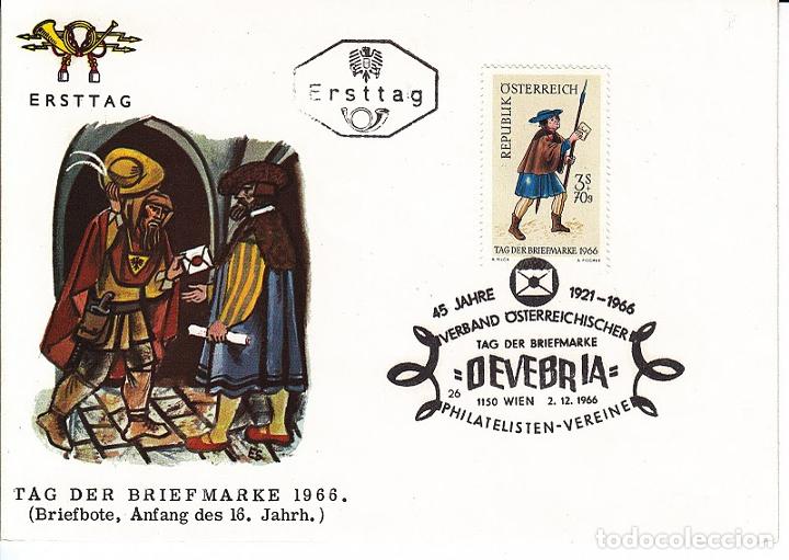 Sellos: Austria   1966 UPU FDC     K.019 - Foto 1