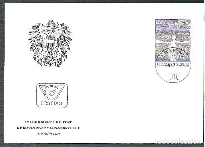 Sellos: Austria   1977 Moderne Kunst  FDC       K.098 - Foto 1