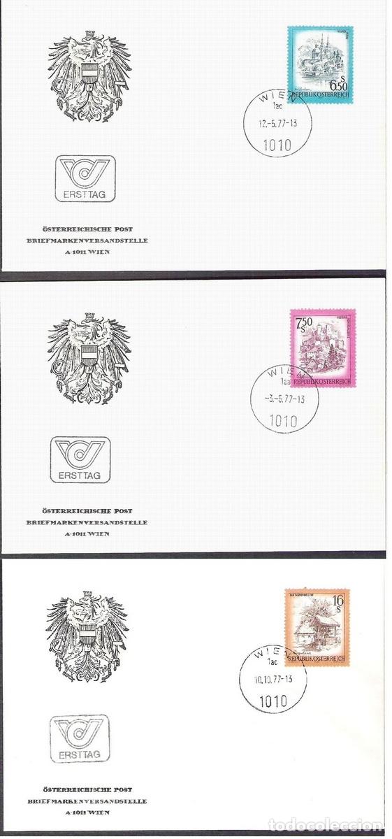 Sellos: Austria   1977 Architecture  FDC       K.089 - Foto 1