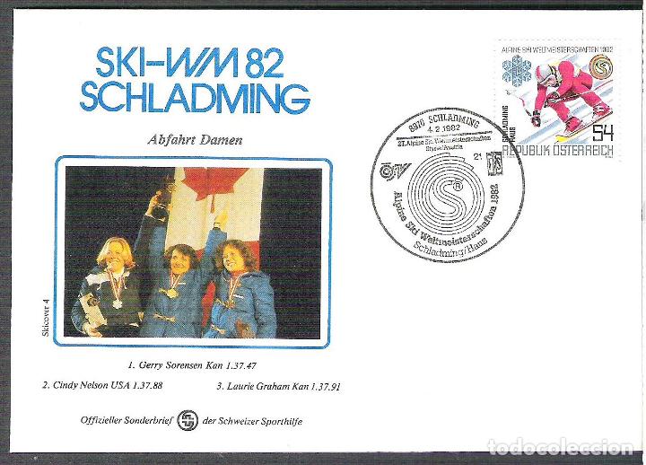 Sellos: Austria   1982 Alpine Ski FDC       K.172 - Foto 1