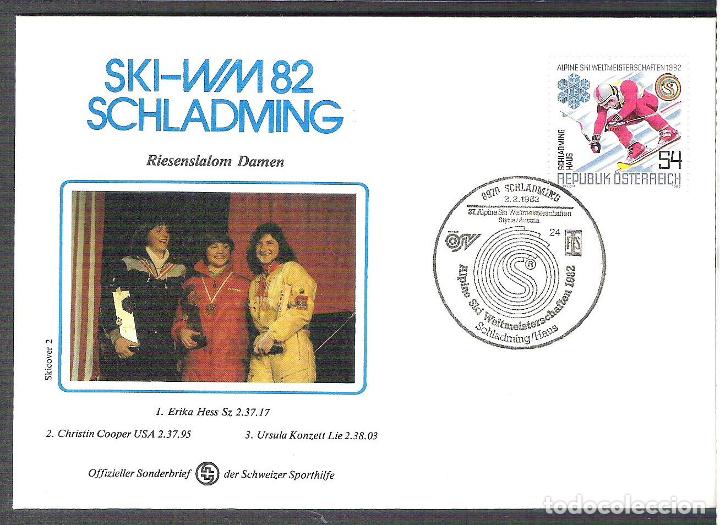 Sellos: Austria   1982 Alpine Ski FDC       K.170 - Foto 1