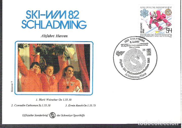 Sellos: Austria   1982 Alpine Ski FDC       K.175 - Foto 1