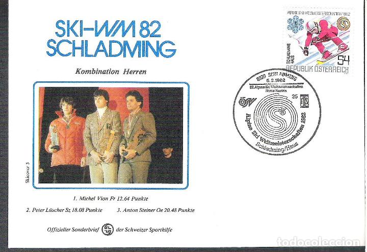 Sellos: Austria   1982 Alpine Ski FDC       K.173 - Foto 1