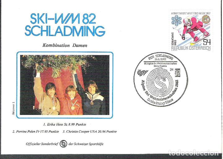 Sellos: Austria   1982 Alpine Ski FDC       K.169 - Foto 1